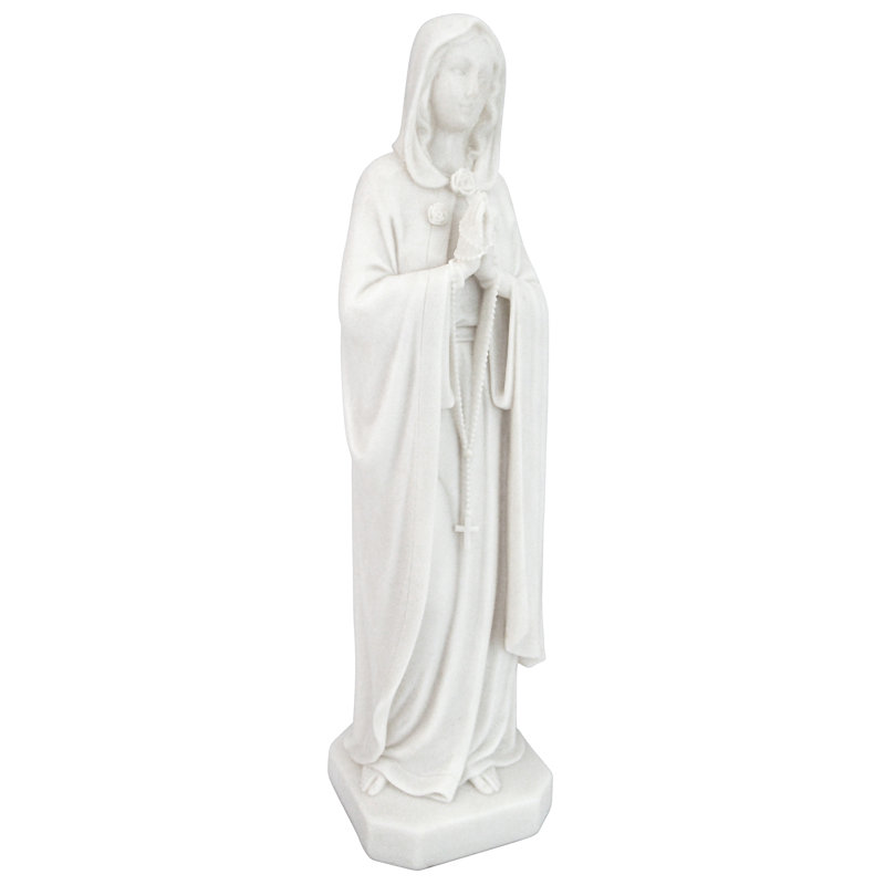 granite color high density resin virgin mary statue